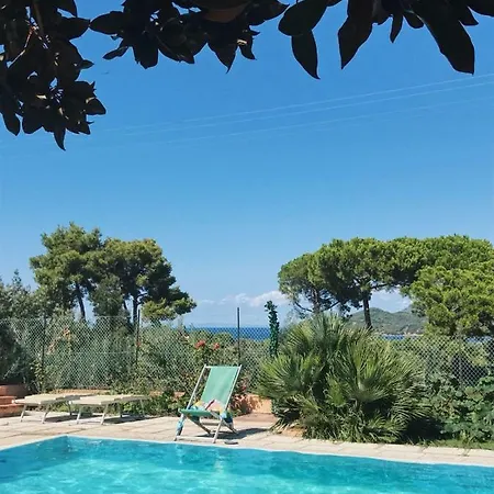 Villalara Con Piscina E Vista Mare * Portoferraio
